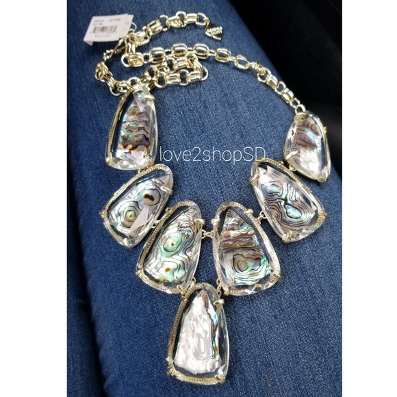 Kendra Scott Jewelry - Kendra Scott Abalone Suspended gold necklace